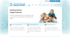 Desktop Screenshot of chandlerdentalhealth.com